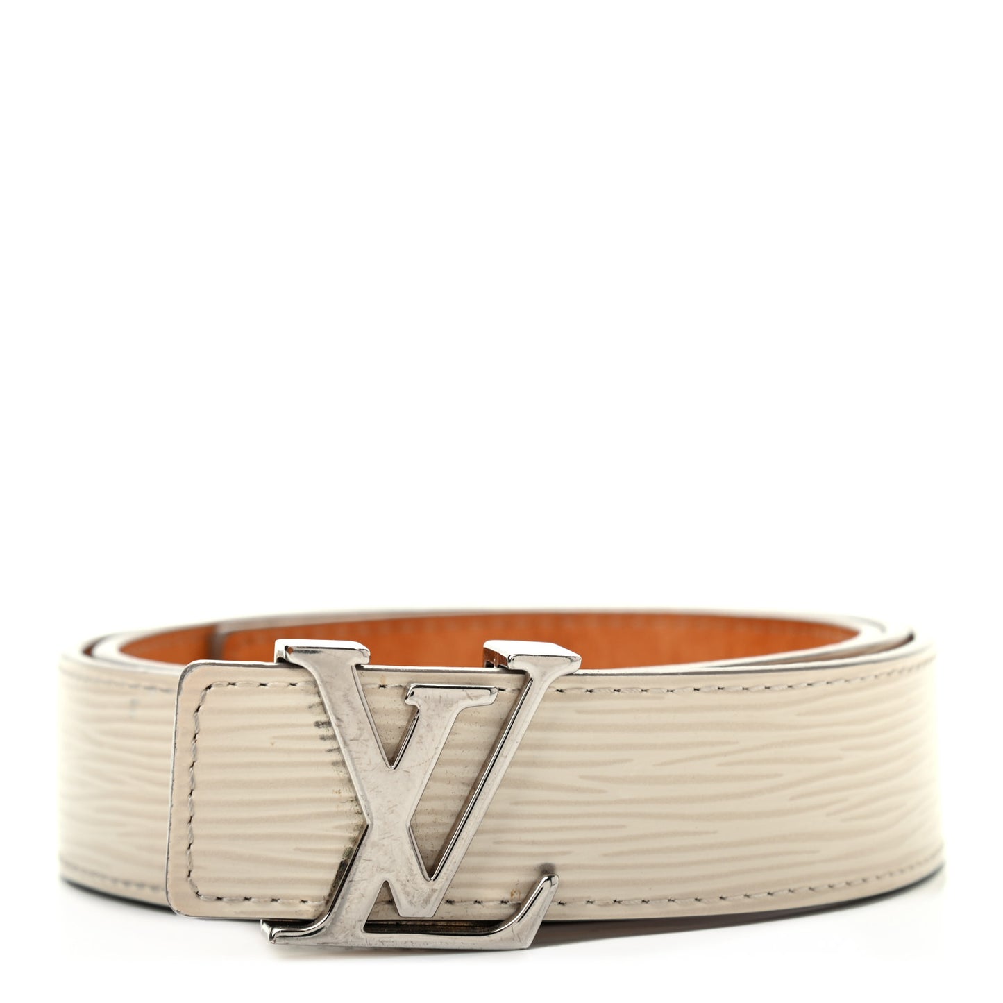 Epi LV Initiales Belt 80 32 Ivory