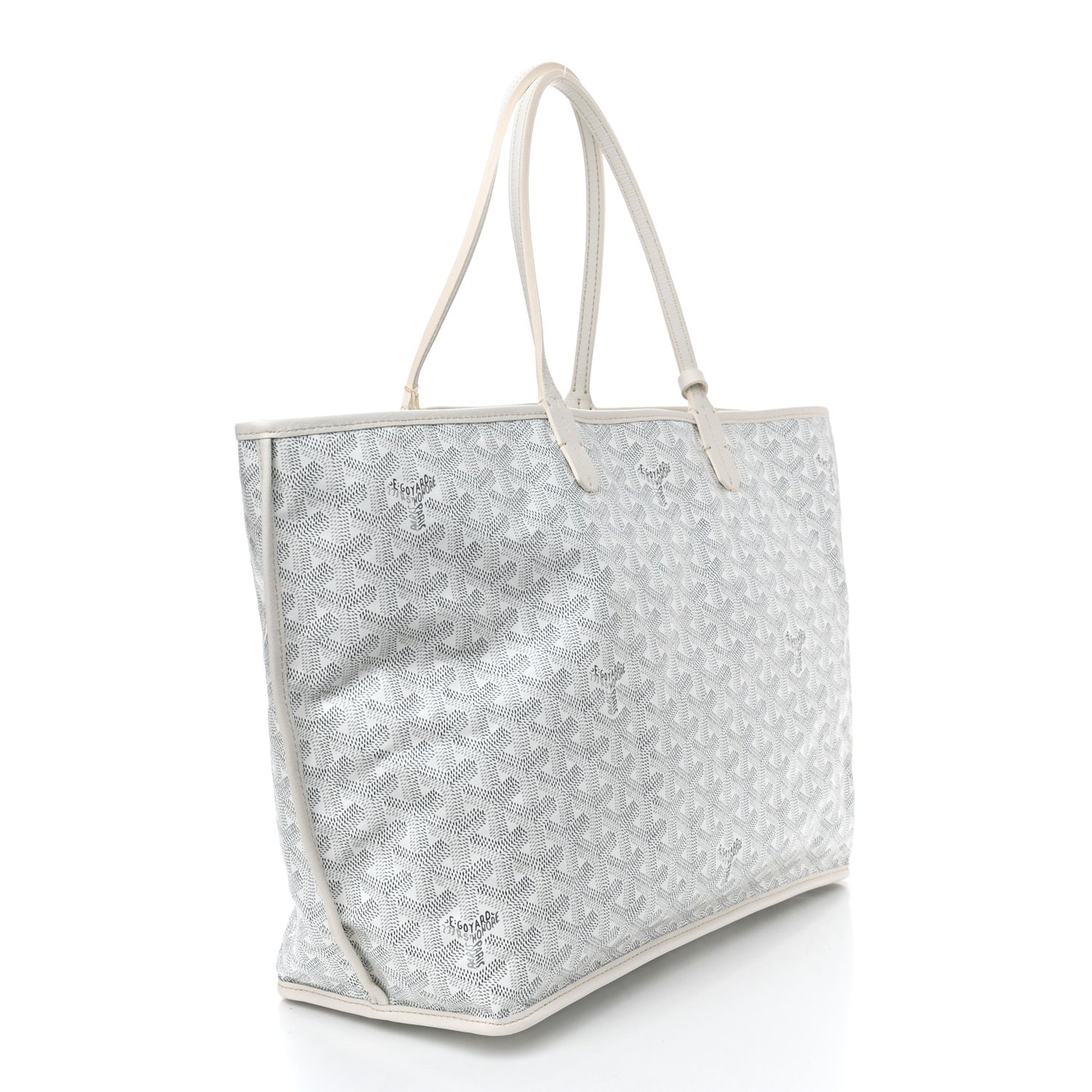 Goyardine Reversible Anjou PM White