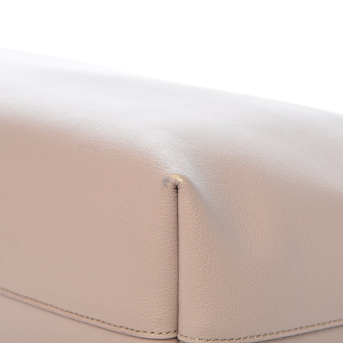 Calfskin Large Shopping Tote Nude Powder