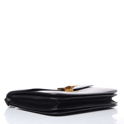 Celine Smooth Calfskin Large Classic Box Flap Bag Black 4 of 25