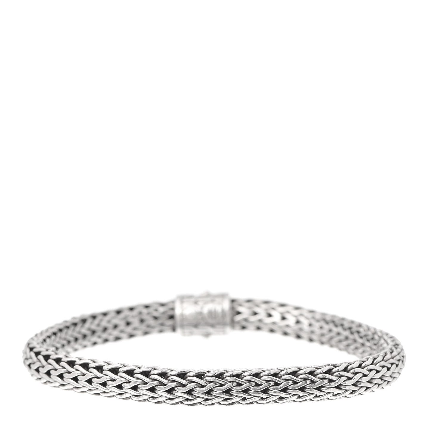 Sterling Silver Diamond 6mm Classic Chain Bracelet