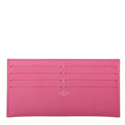 Louis Vuitton Calfskin Felicie Card Holder Insert Pink 1 of 6
