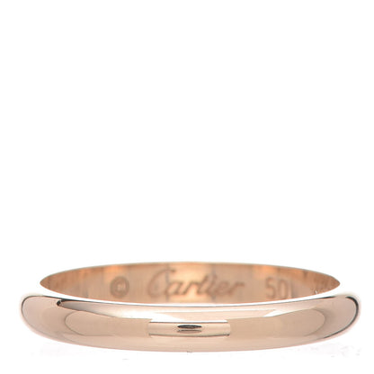 Cartier 18K Yellow Gold Band Ring 50 5.25 1 of 11