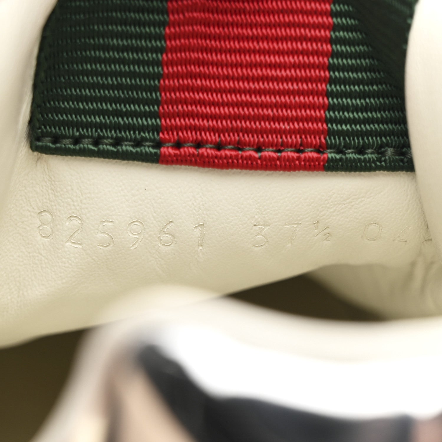 Gucci Guccissima Mirror Effect Womens Re-Web Sneakers 37.5 Silver 9 of 11