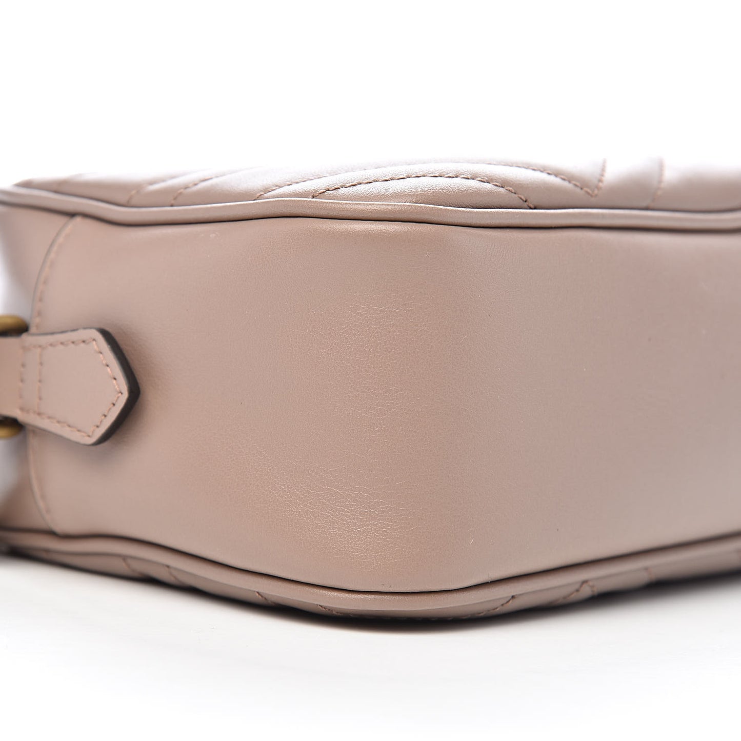 Calfskin Matelasse Small GG Marmont Chain Shoulder Bag Porcelain Rose