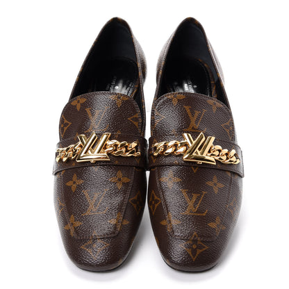 Louis Vuitton Monogram Upper Case Flat Loafer 40 5 of 10