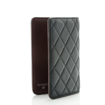 Chanel Lambskin Quilted Passport Holder Black 11 of 16