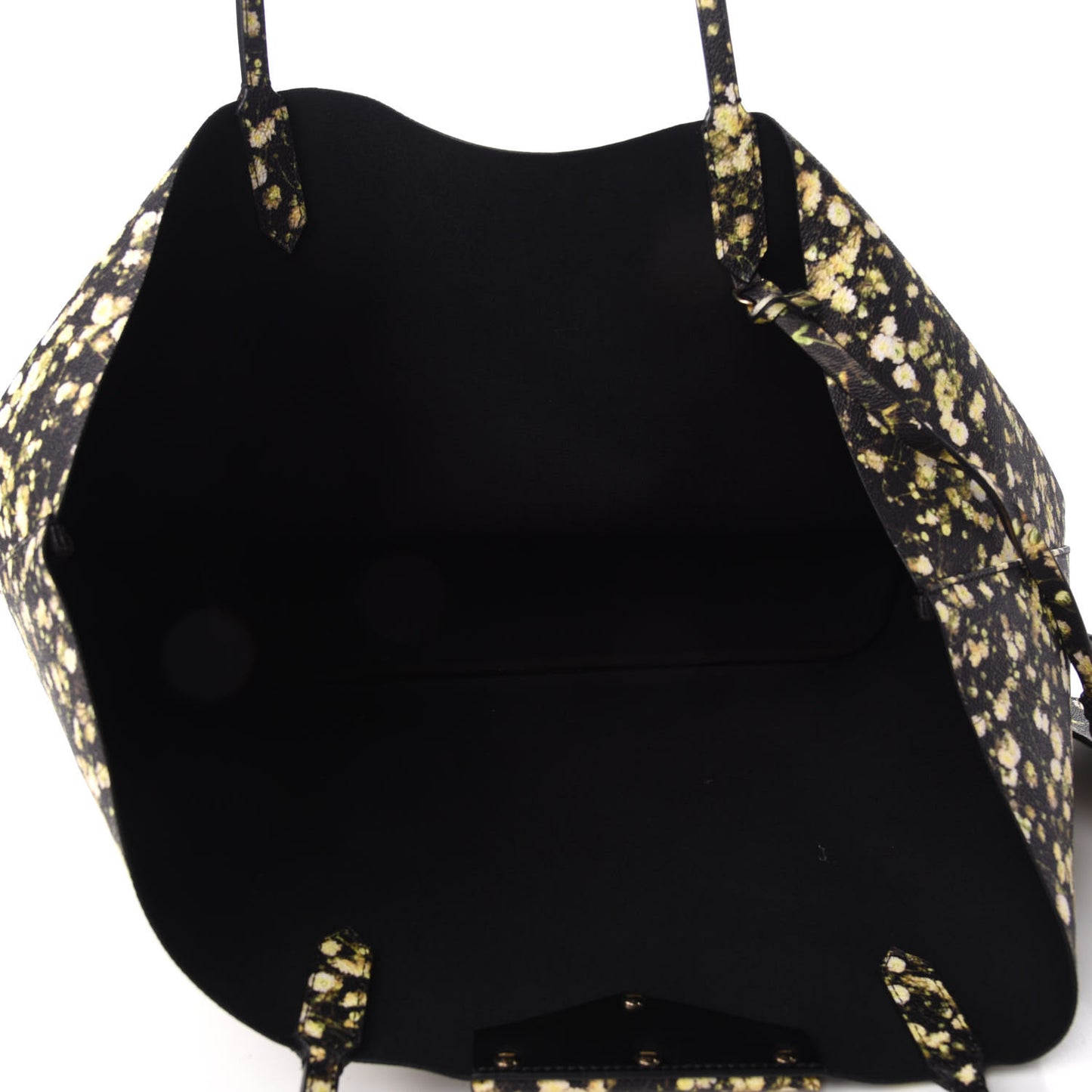 Textured Coated Canvas Baby's Breath Print Large Antigona Tote