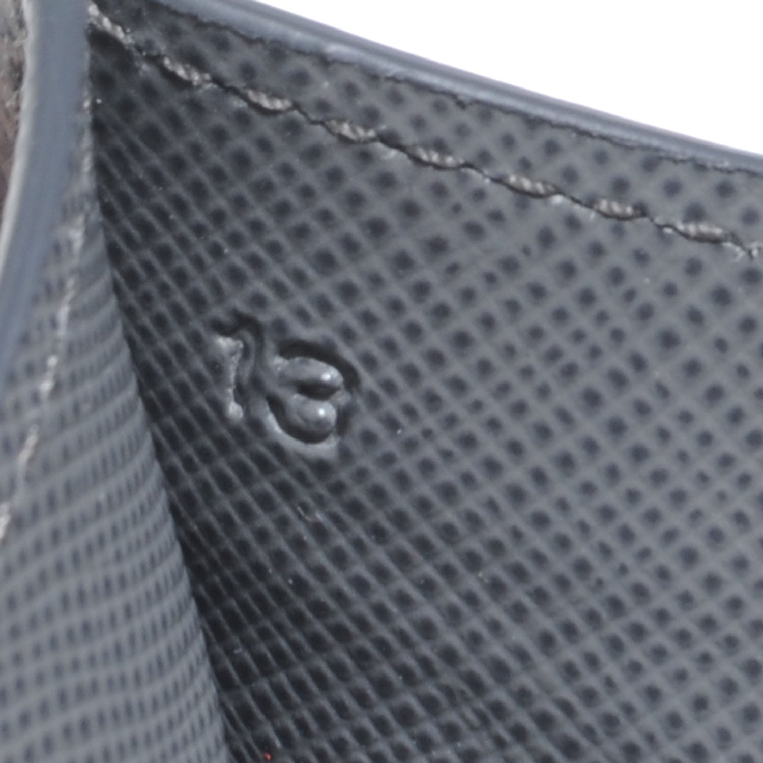 Prada Saffiano Metal Card Case Argilla 5 of 6