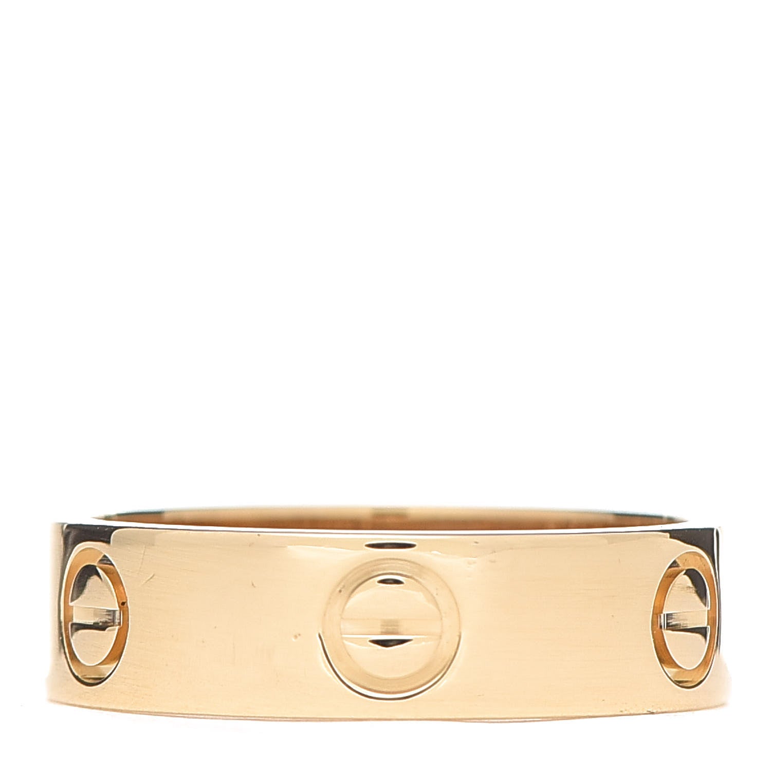Cartier 18K Yellow Gold 5.5mm LOVE Ring 56 7.5 1 of 6
