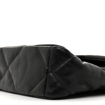 Chanel Lambskin Quilted Medium Chanel 19 Flap Black 10 of 10