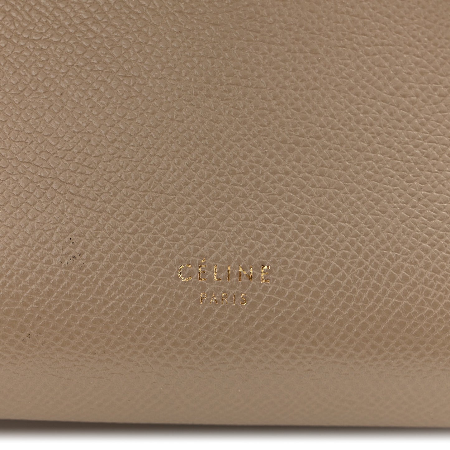 Grained Calfskin Nano Belt Bag Light Taupe