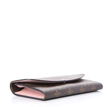 Louis Vuitton Monogram Emilie Wallet Rose Ballerine 4 of 11