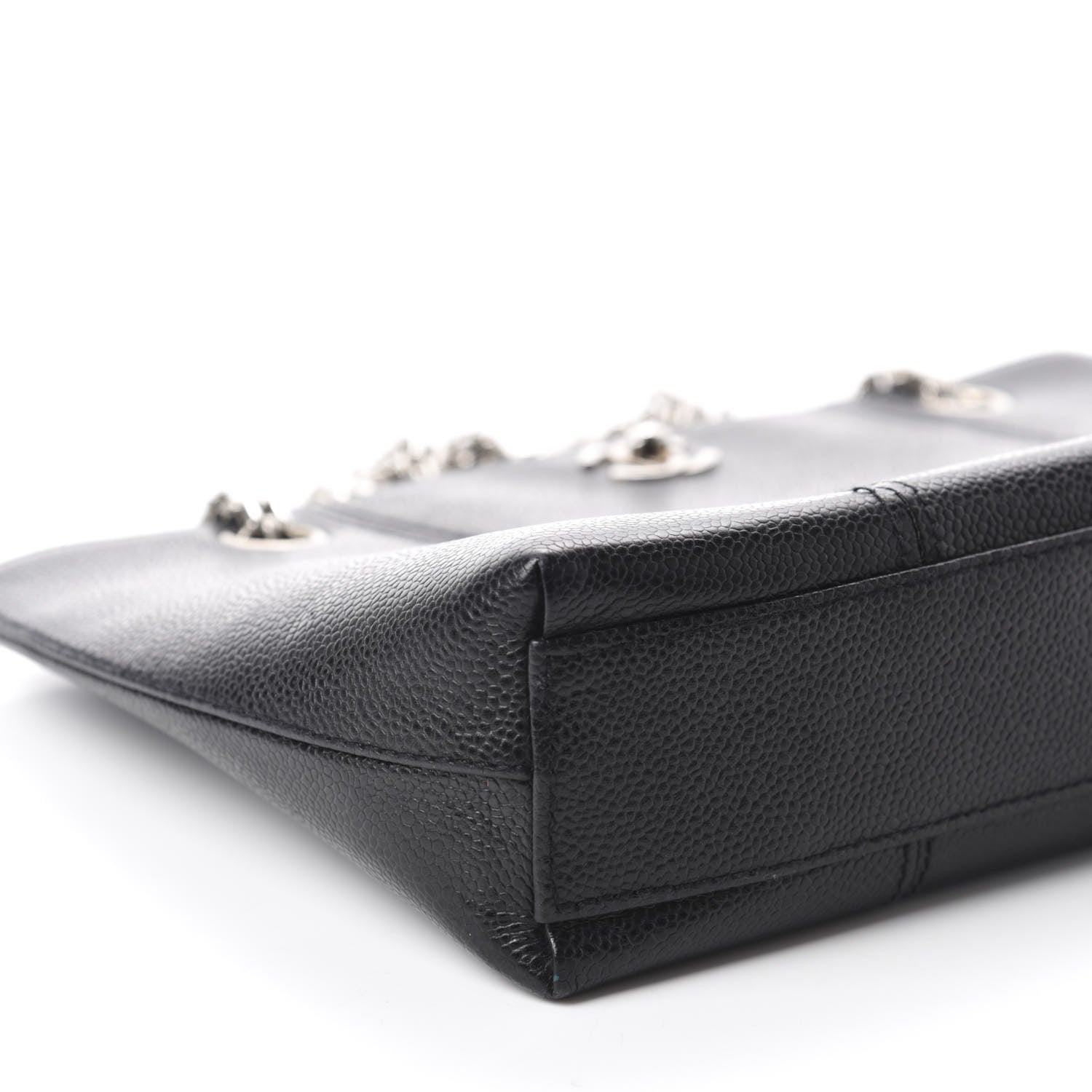 Chanel Grained Calfskin Bijoux Chain Shoulder Bag Black 6 of 19