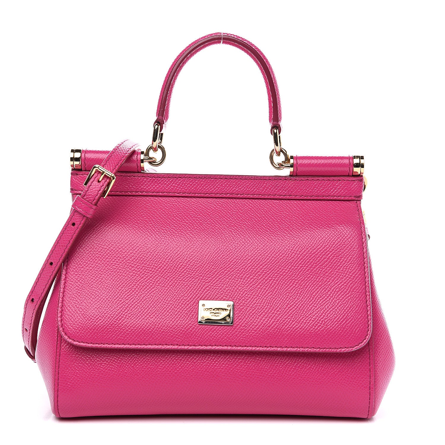 Dolce & Gabbana Dauphine Small Miss Sicily Satchel Pink 1 of 7