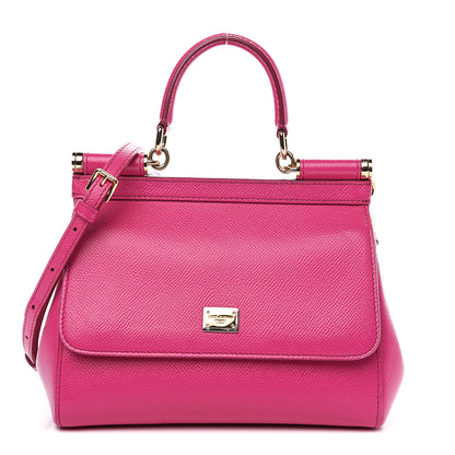 Dolce & Gabbana Dauphine Small Miss Sicily Satchel Pink 1 of 7