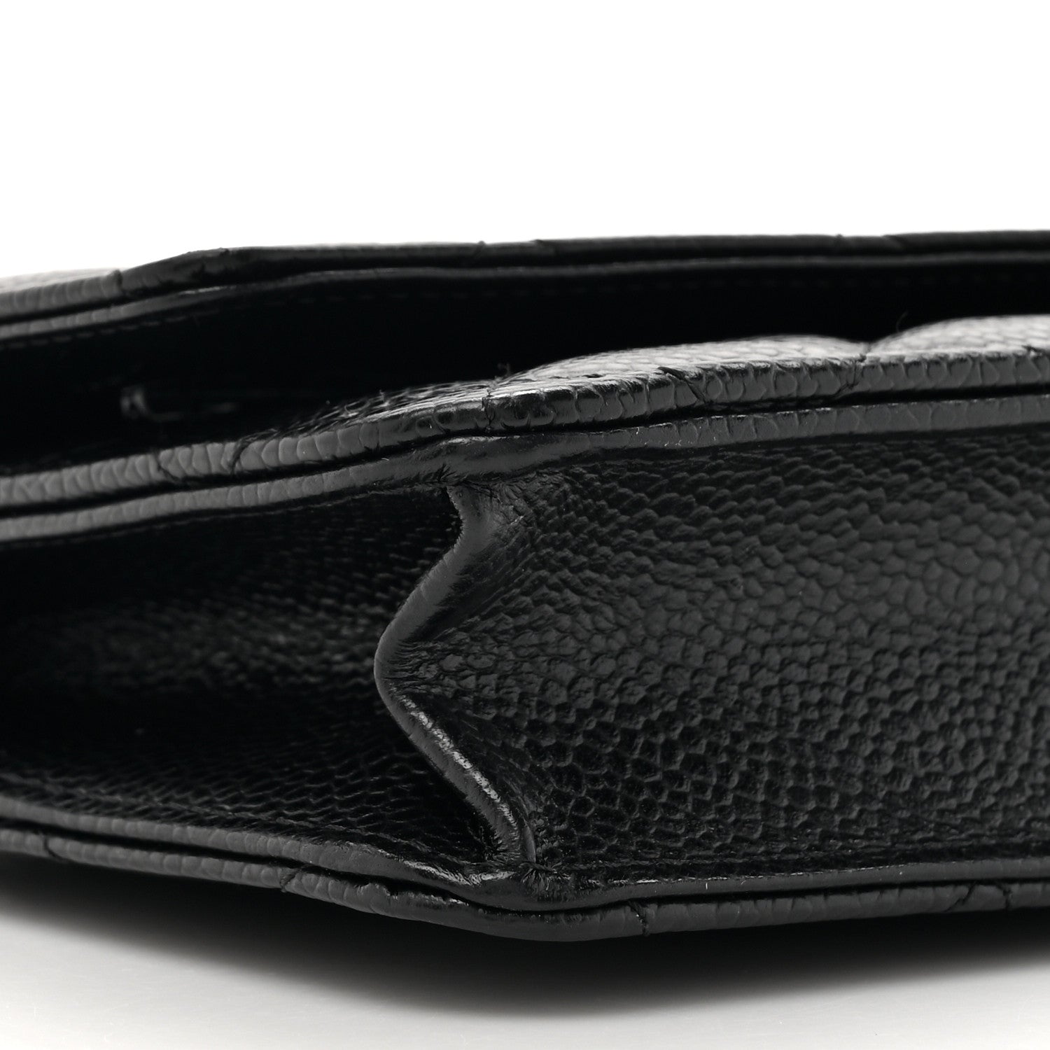 Chanel Caviar Quilted Wallet On Chain WOC Black 12 of 14