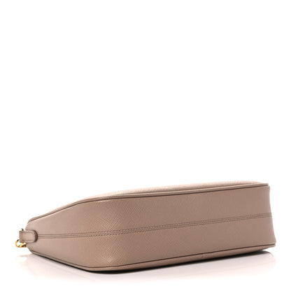 Prada Saffiano Re-Edition 2005 Shoulder Bag Cammeo Beige 3 of 13