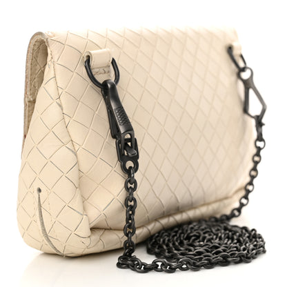 Bottega Veneta Nappa Intrecciato Mini Messenger Bag White 3 of 13