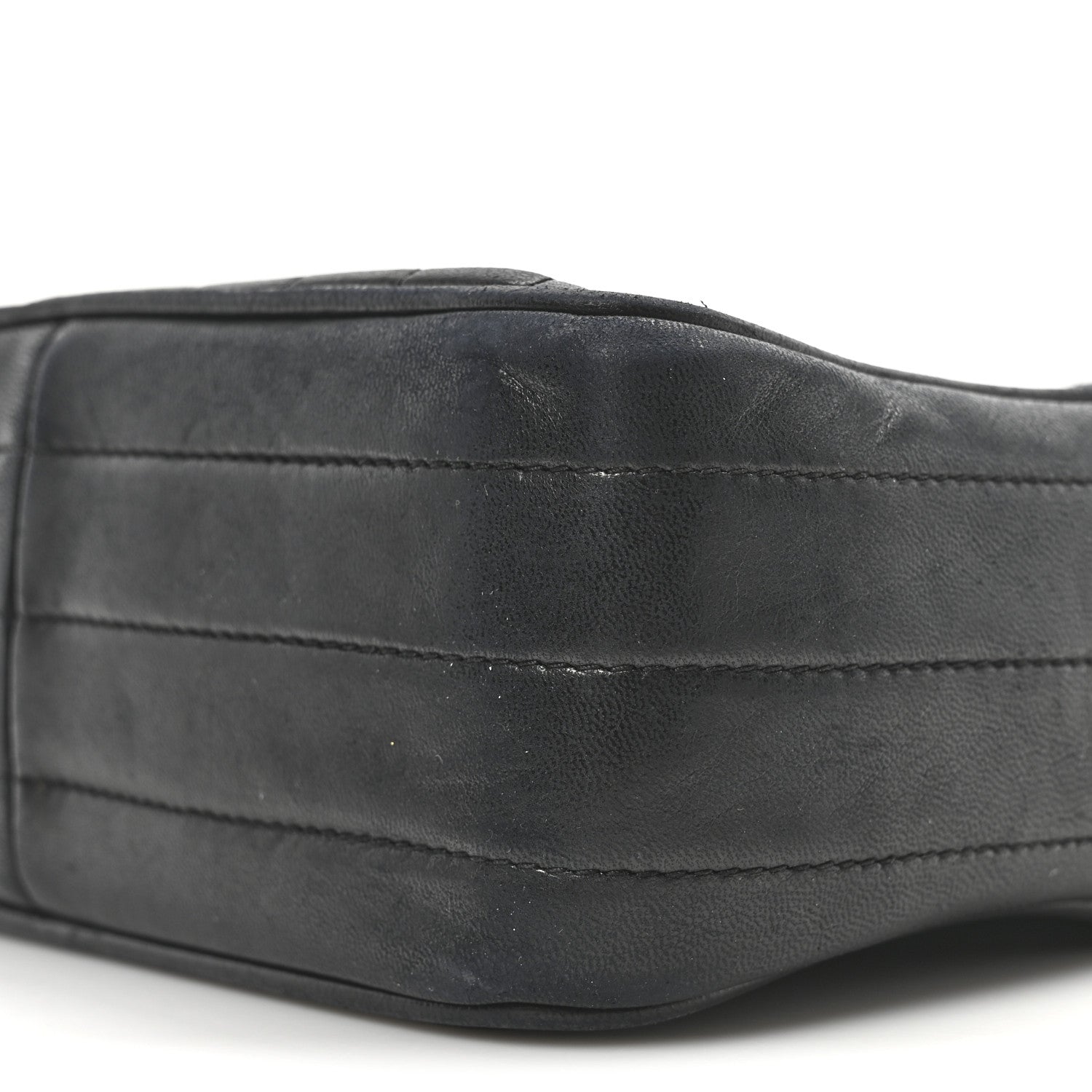 Chanel Lambskin Vertical Quilted Tassel Camera Case Black 10 of 10