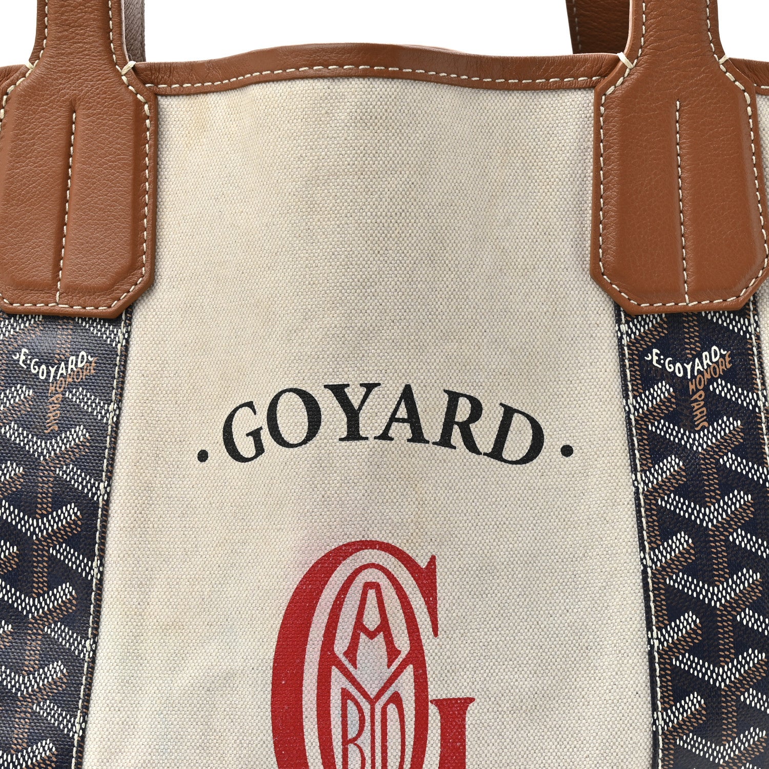Goyard Goyardine Reversible Belharra Navy Gold 11 of 20