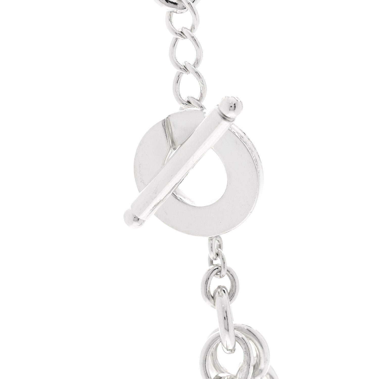 Tiffany Sterling Silver Heart Tag Toggle Necklace 4 of 5