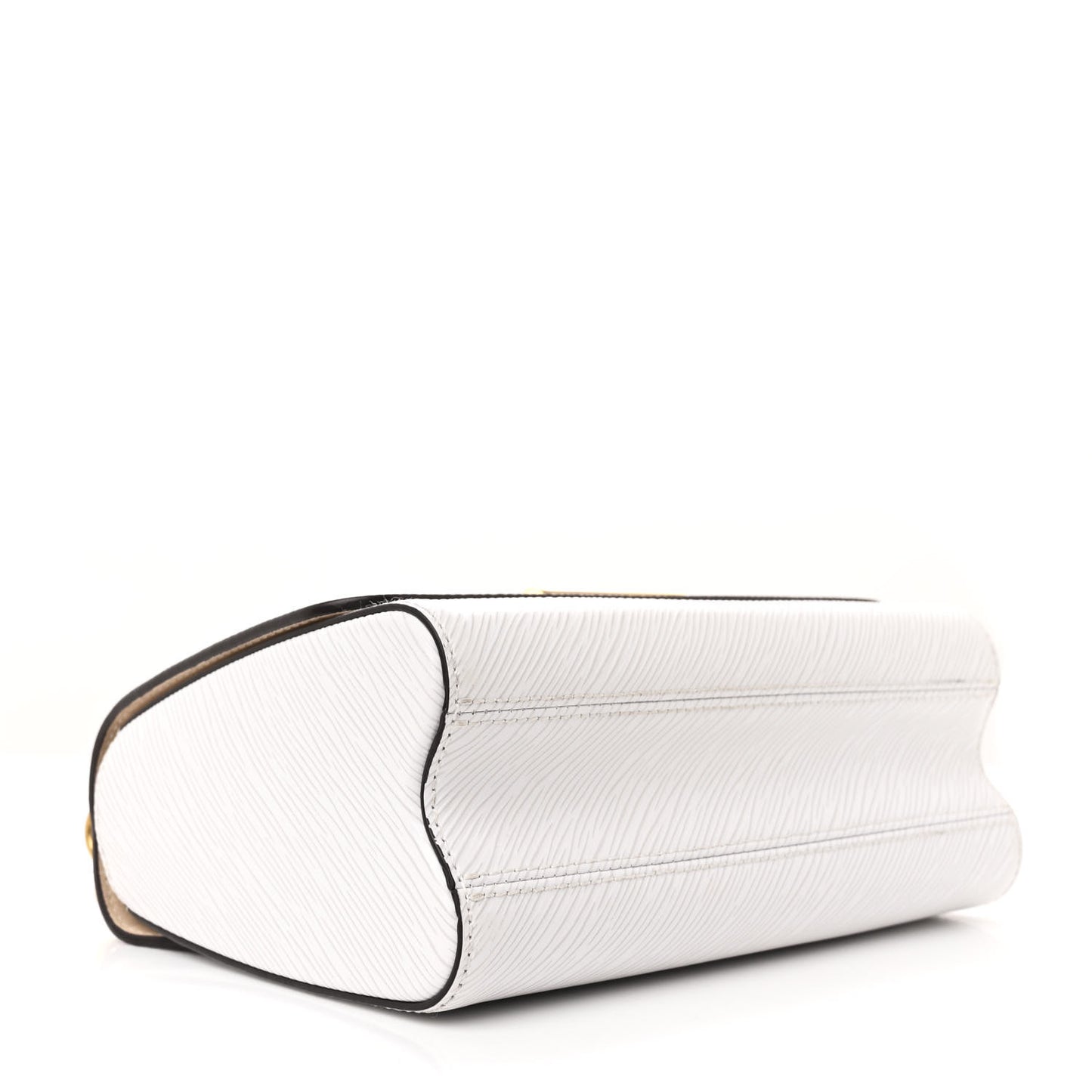 Epi Twist Shoulder Bag MM White Pink
