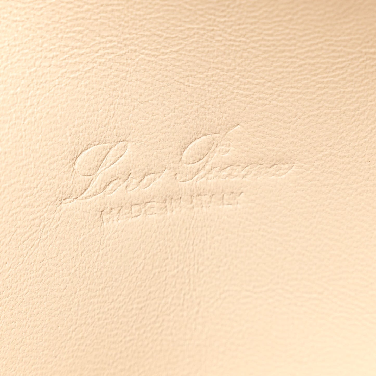 Grained Calfskin L19 Extra Pocket Pouch Warm Tan