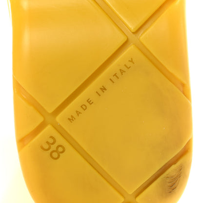 Bottega Veneta Rubber Puddle Ankle Boots 38 Egg Yolk 8 of 9