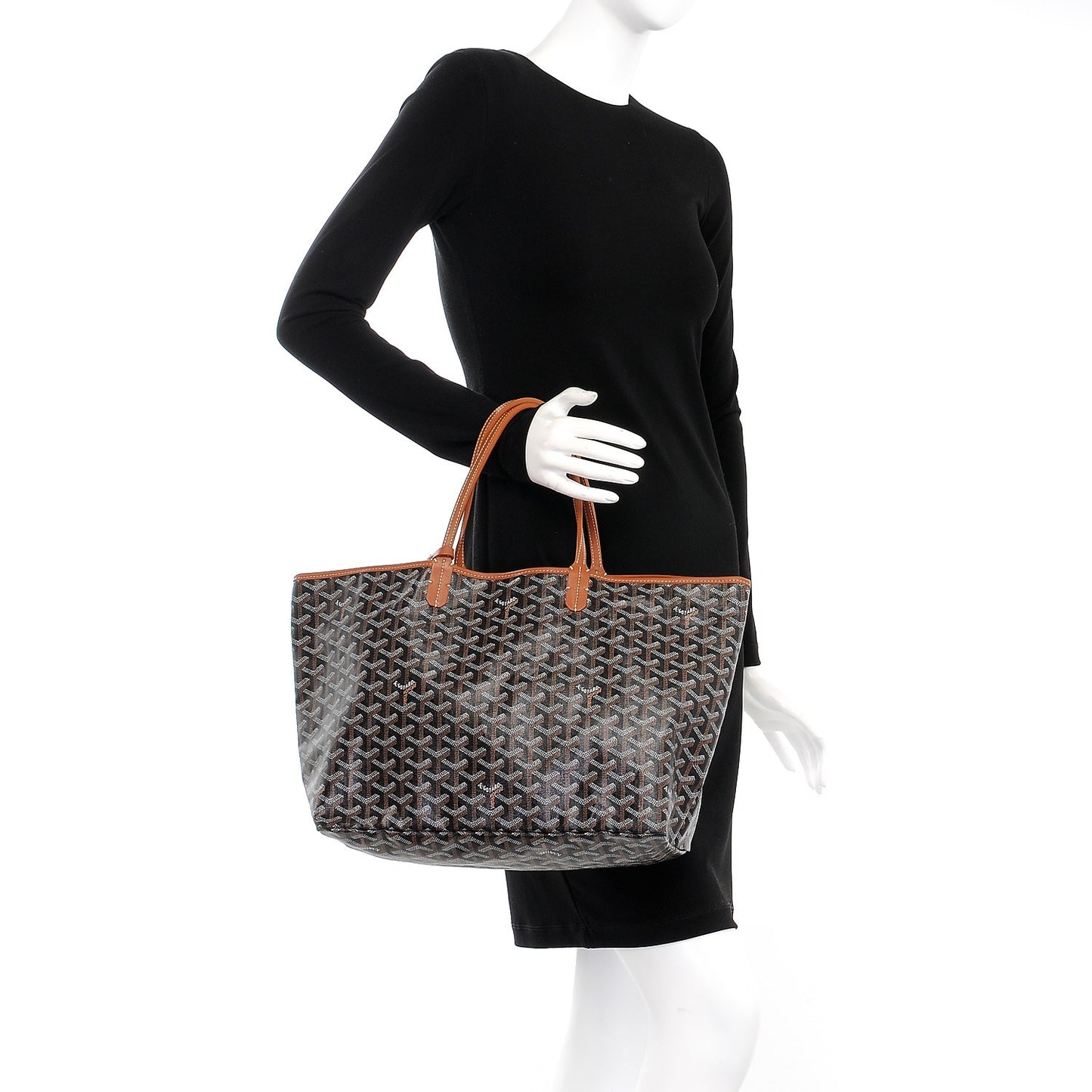 Goyardine Saint Louis PM Black Gold