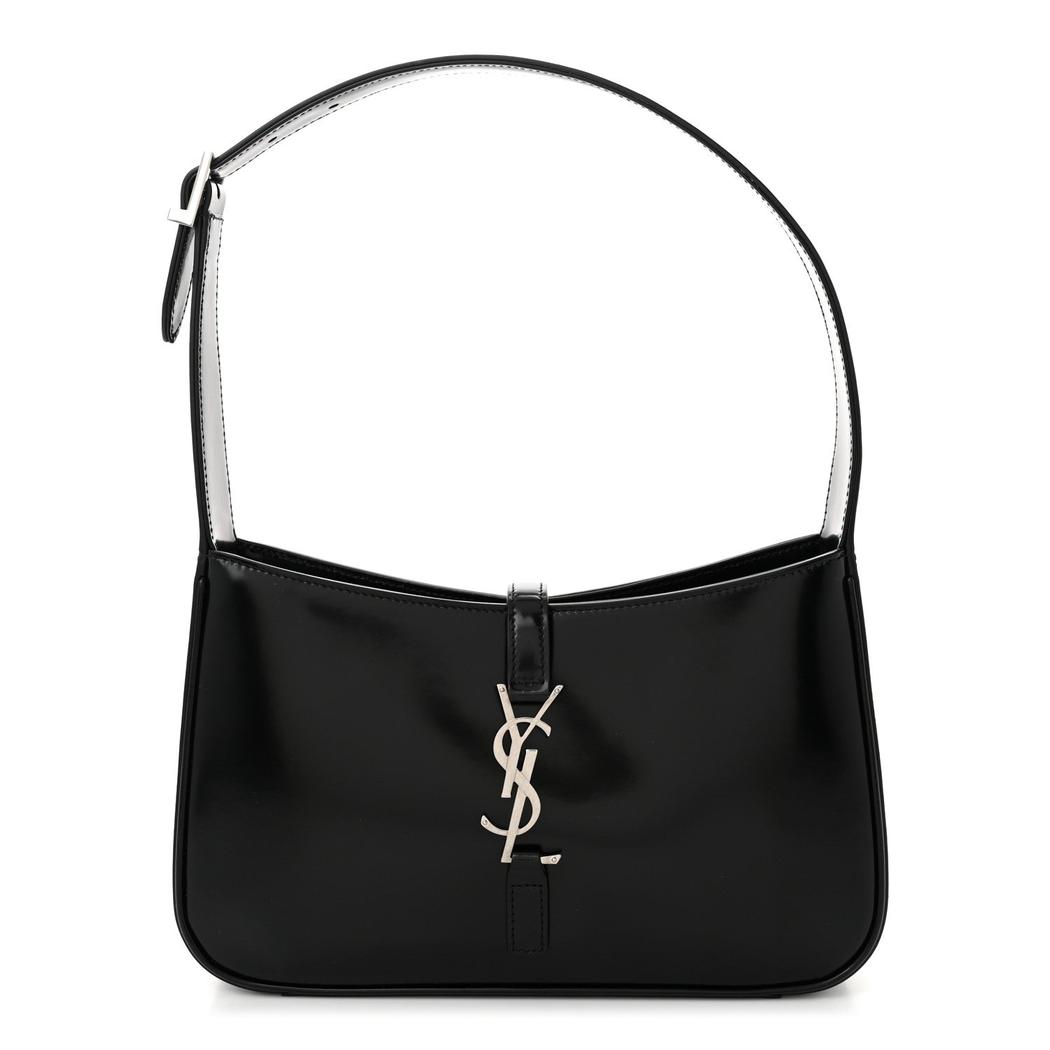 Saint Laurent Smooth Calfskin Le 5 A 7 Hobo Black 1 of 10