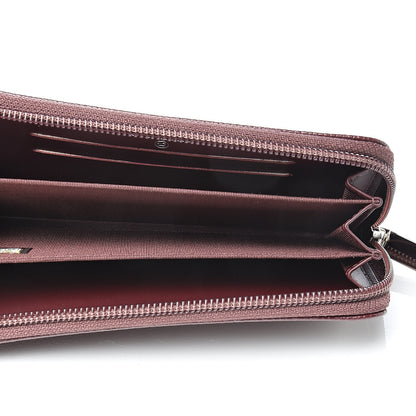 Chanel Caviar Small Timeless Zip Around Wallet Burgundy 4 of 9