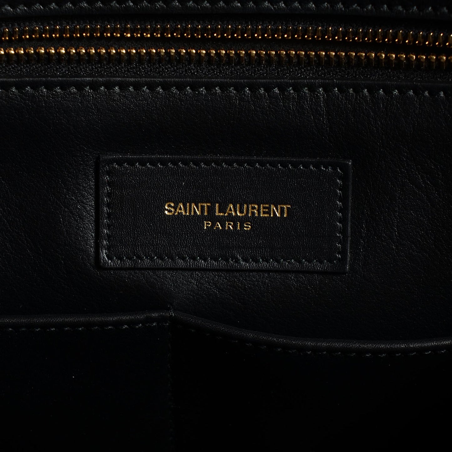 Smooth Calfskin Medium Classic Cabas Y Bag Black