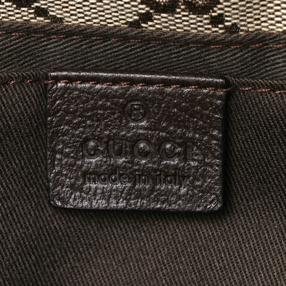 Gucci Monogram Web Belt Pouch Bag Brown 7 of 13