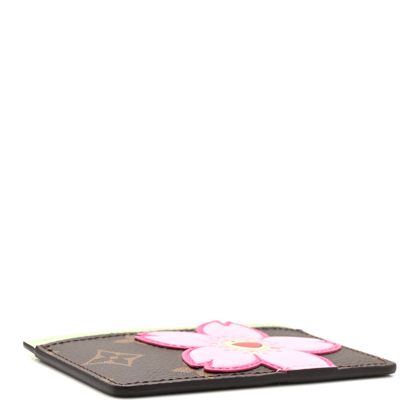 LV X TM Monogram Cherry Blossom Card Holder Sakura Brown