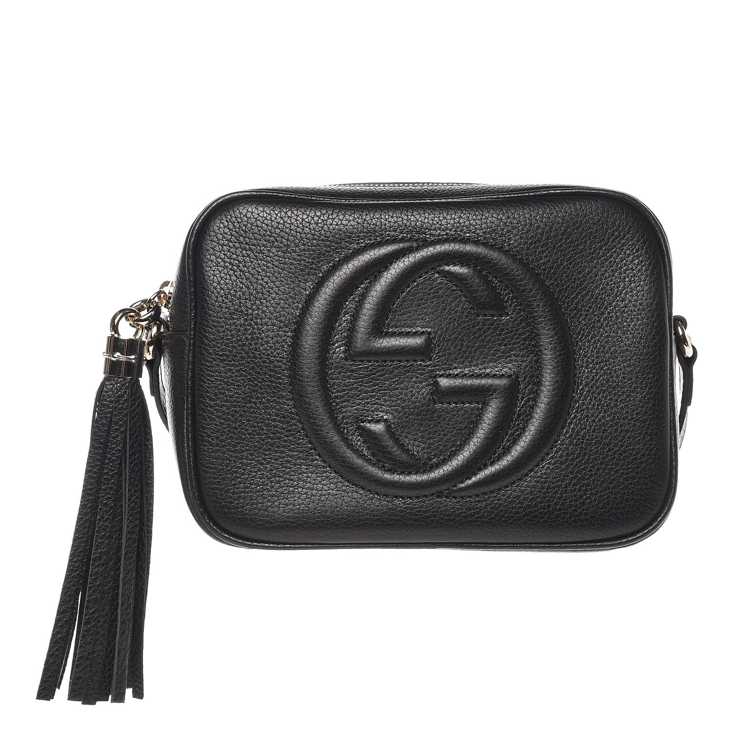 Gucci Pebbled Calfskin Small Soho Disco Bag Black 1 of 7