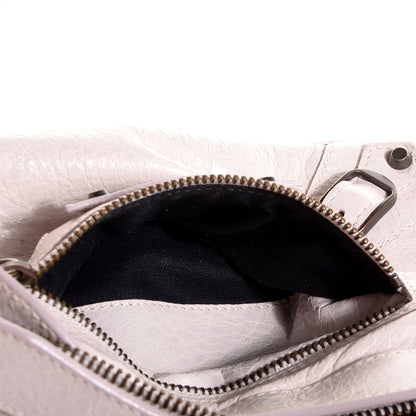 Balenciaga Agneau Classic Hardware Porte Toilette Makeup Clutch Nacre 9 of 10