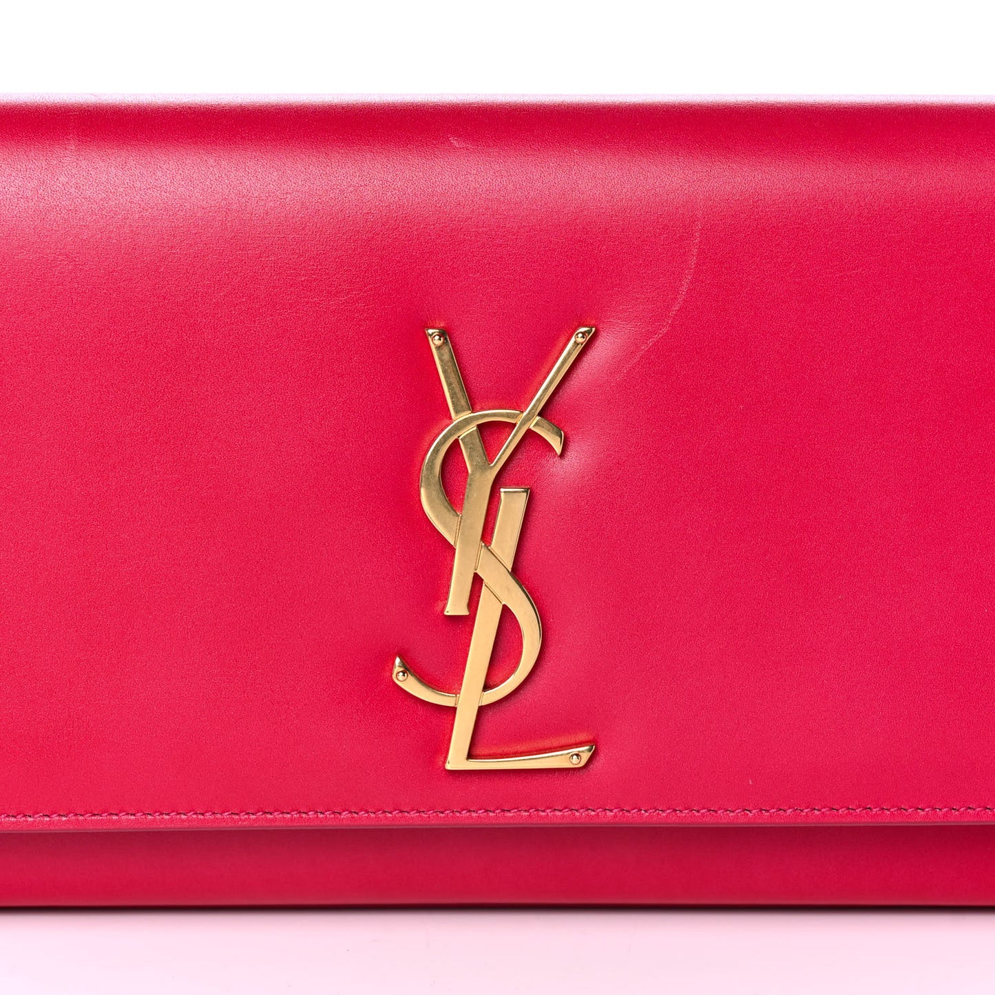 Calfskin Classic Monogram Cassandre Clutch Fuchsia