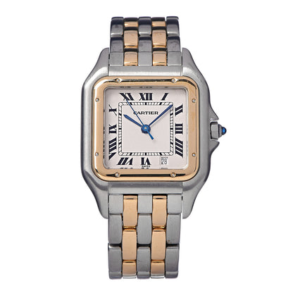 Cartier Stainless Steel 18K Yellow Gold 27mm Panthere Quartz Watch 1 of 6