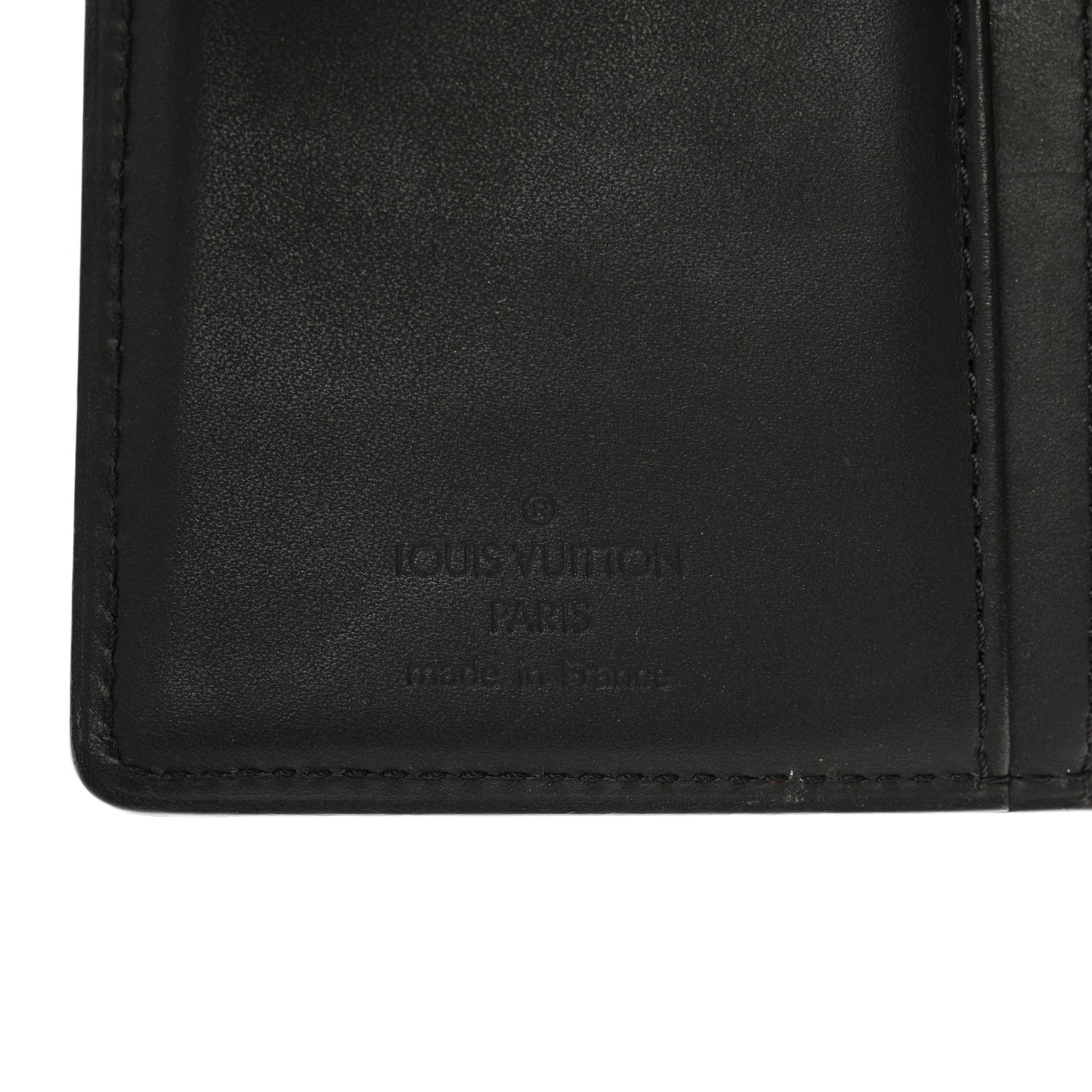Louis Vuitton Mat Monogram French Purse Wallet Black 7 of 8