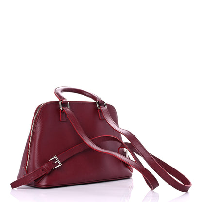 Prada Saffiano Lux Promenade Backpack Cherry 3 of 11