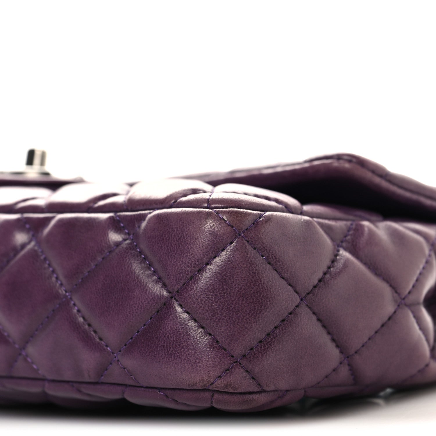 Chanel Lambskin East West Flap Purple 9 of 9