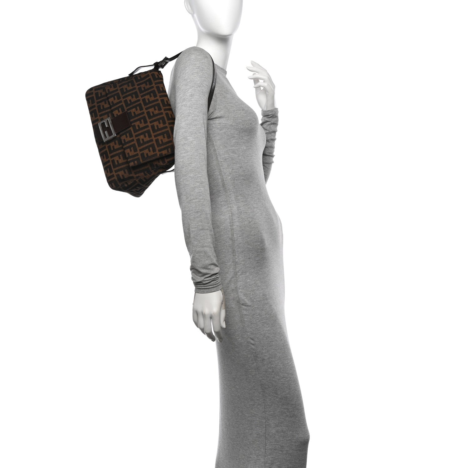Fendi Zucca Mama Baguette Tobacco 2 of 12