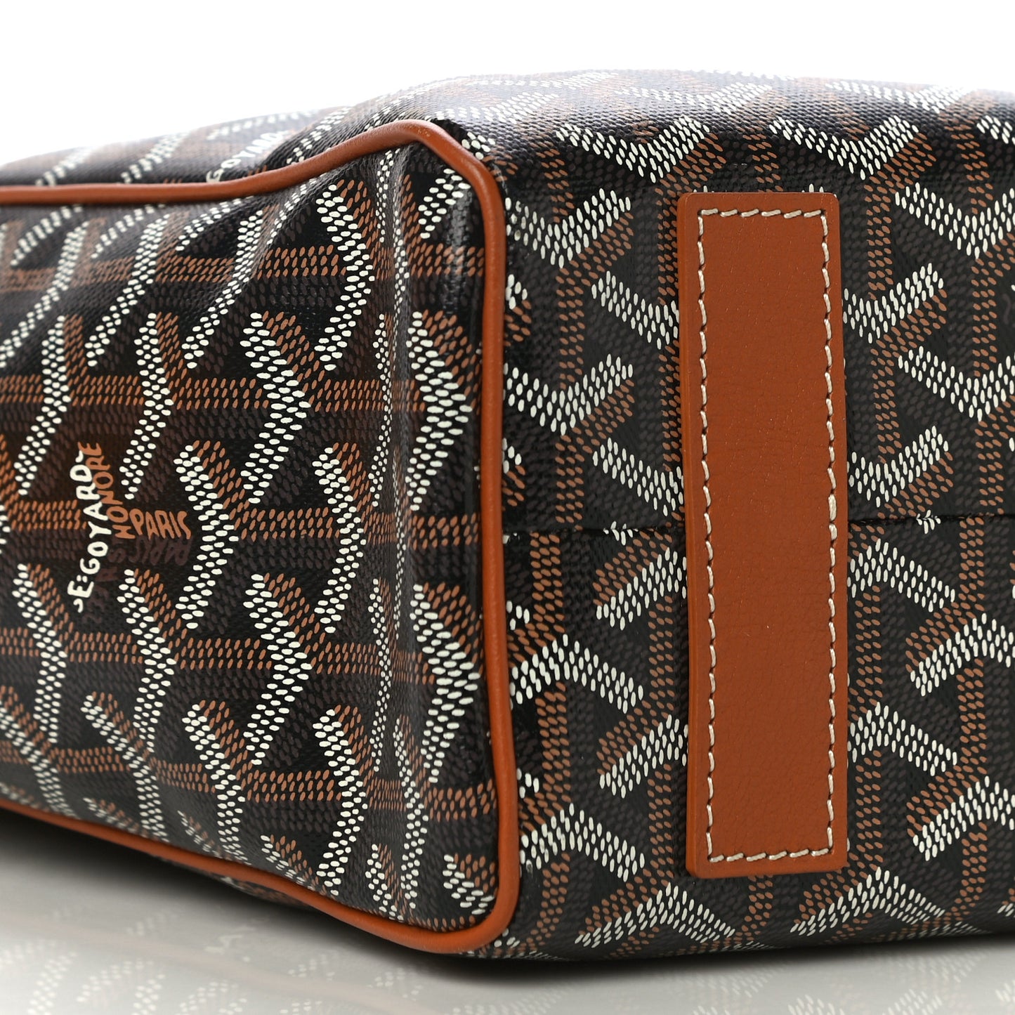 Goyardine Voltaire III Tote Black Gold