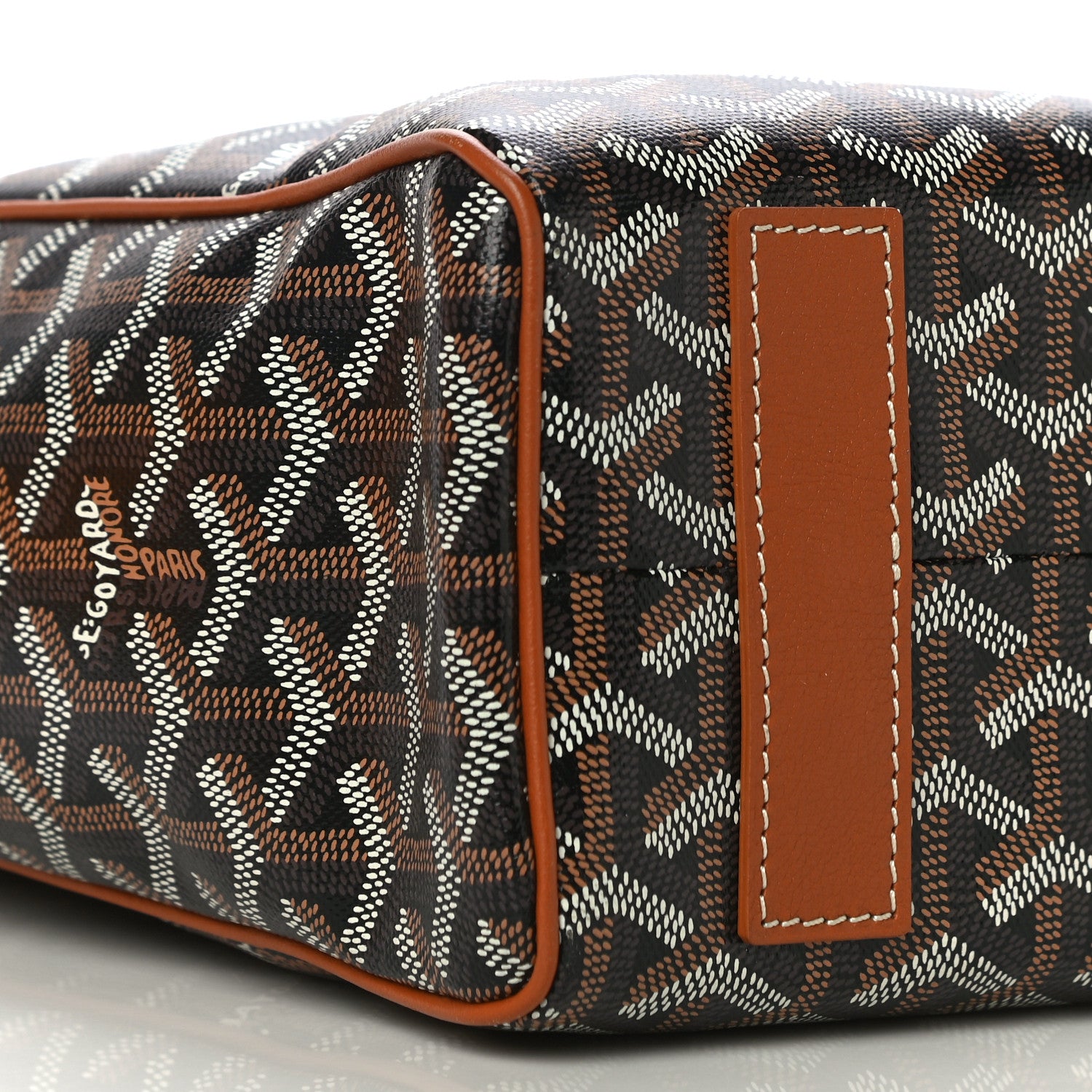 Goyard Goyardine Voltaire III Tote Black Gold 8 of 9