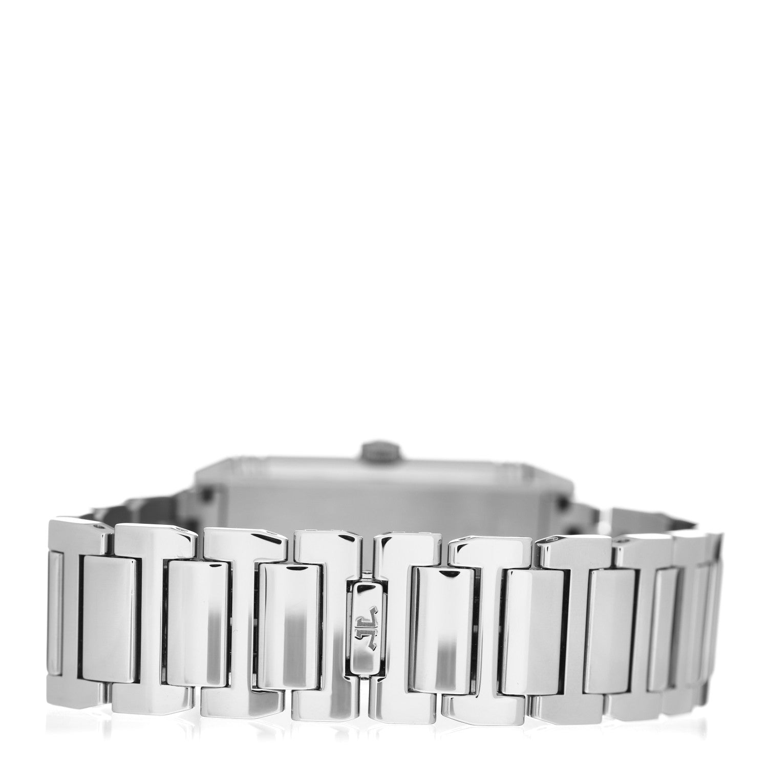 Jaeger-LeCoultre Stainless Steel Diamond 24mm Ultra Thin Reverso Manual Winding Watch Q3208121 3 of 4