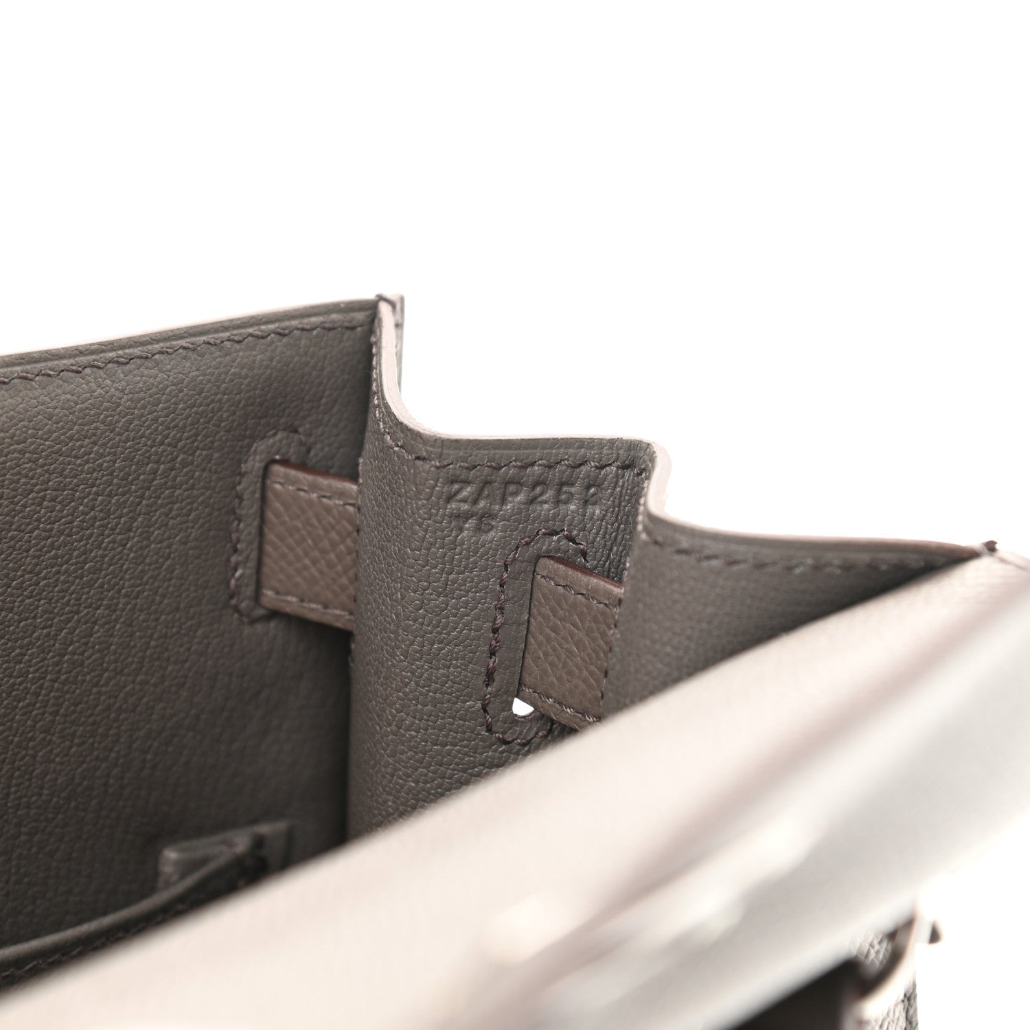 Hermes Epsom Kelly Sellier 28 Etain 7 of 11