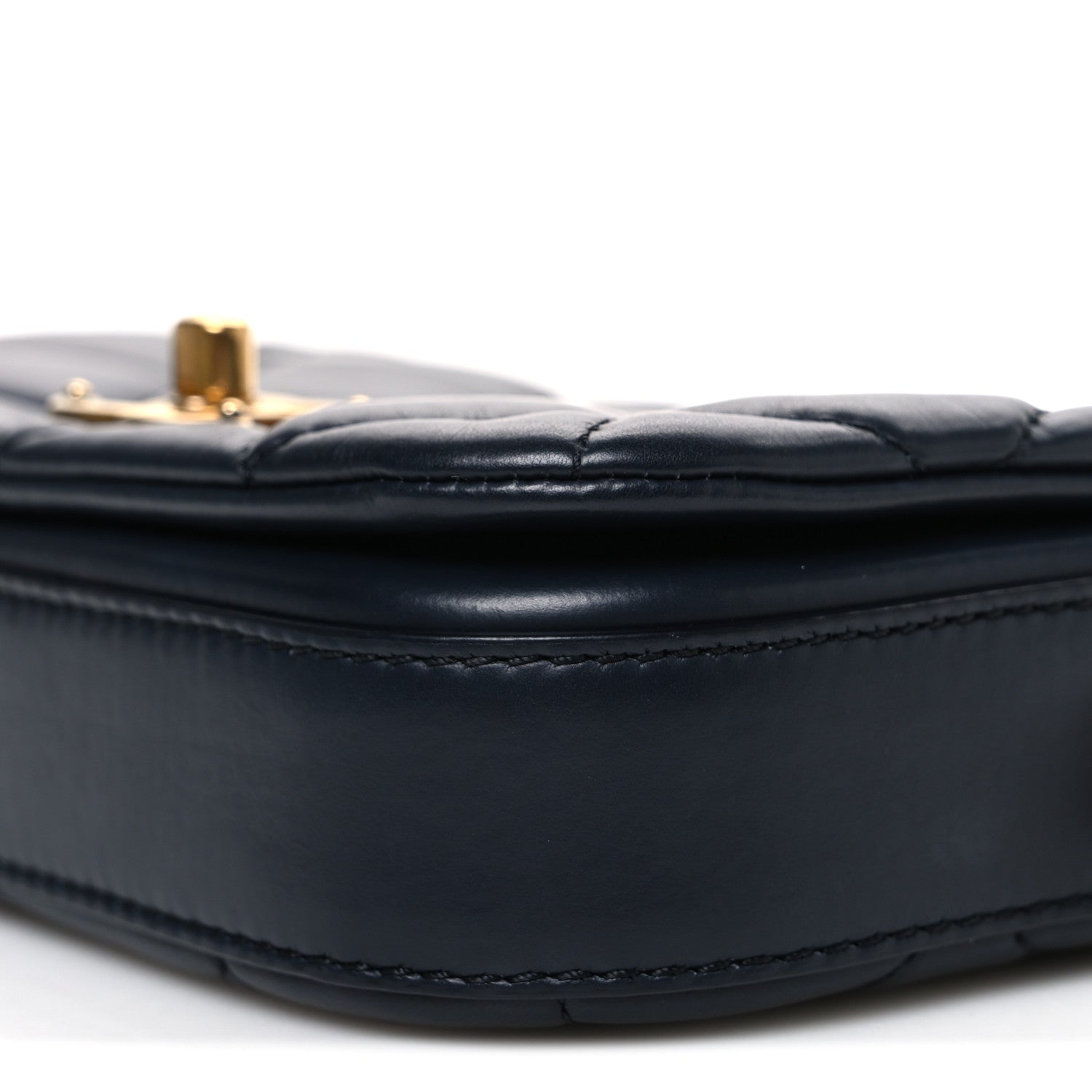 Chanel Calfskin Quilted Mini Nailed CC Flap Bag Blue 10 of 10