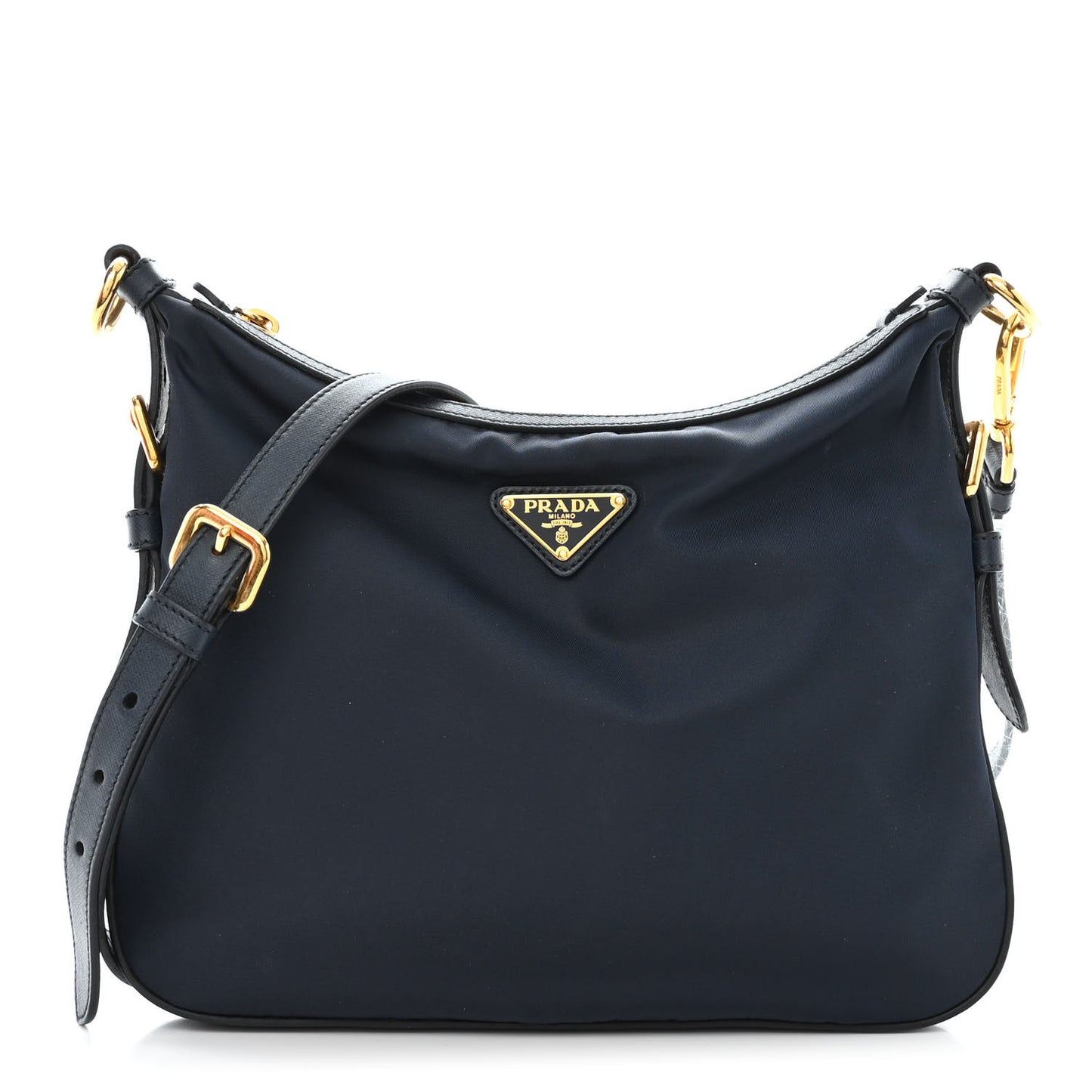 Vela Nylon Saffiano Crossbody Navy