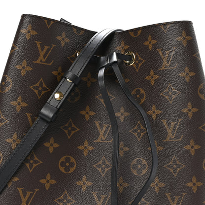 Louis Vuitton Monogram Neonoe MM Black 7 of 12
